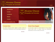 Tablet Screenshot of alvarezchaves.com
